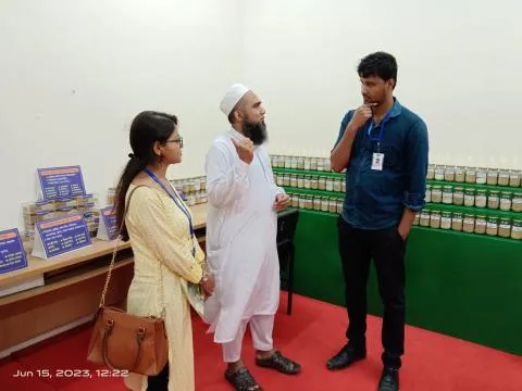Visiting Germplasm unit of BRRI