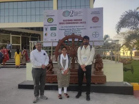 Attending 2nd Indian Rice Congress organized at ICAR-NRRI, Cuttack on 11-14th February 2023