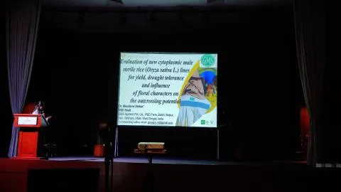 Oral presentation at 8th International Hybrid rice Symposium organized by International Rice Research Institute at Manilla, Philippines on 19th October 2023